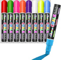 Celepen Window Chalk Markers for Cars Glass Washable, 8 Colors Jumbo Liquid by Celepen