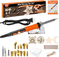 K KERNOWO Wood Burning Kit, DIY Craft Pyrography Pen by KKERNOWO