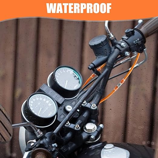 200PCS Solder Seal Wire Connectors Orange 8 AWG, Marine Grade Self Soldering Heat Shrink Wire Connectors Waterproof Insulated Electrical Butt Splice Wire Terminals for Automotive Boat Truck