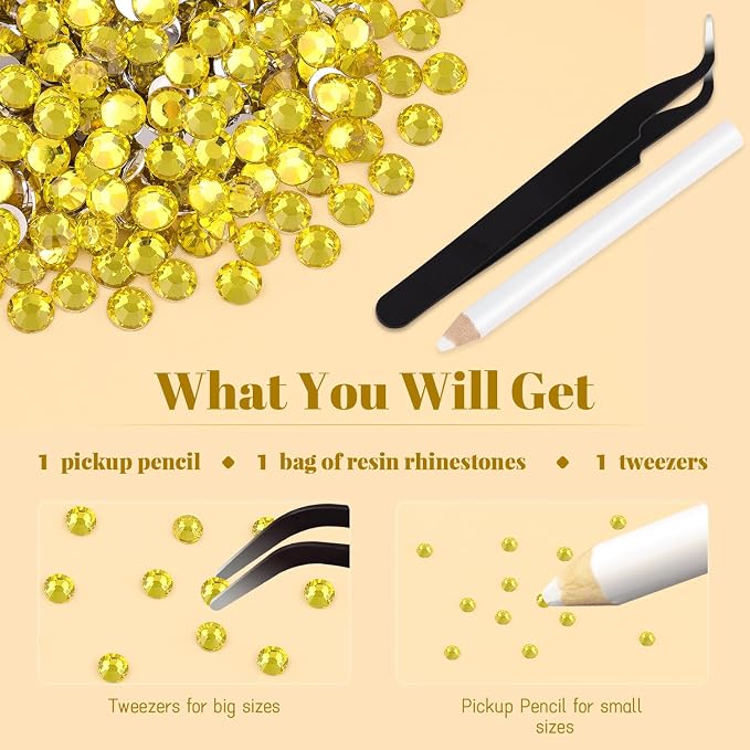 4000PCS 5mm Resin Rhinestones Bulk - Image 6
