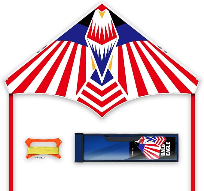 Kite, Large Delta Kites for Kids and Adults, Durable Multifunctional Beach Kite by SGftre