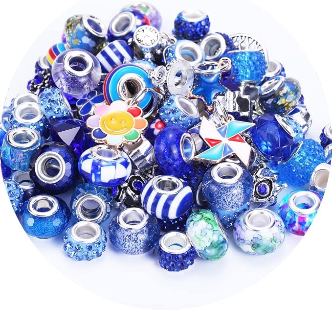 European Large Hole Spacer Charm Beads - Image 5