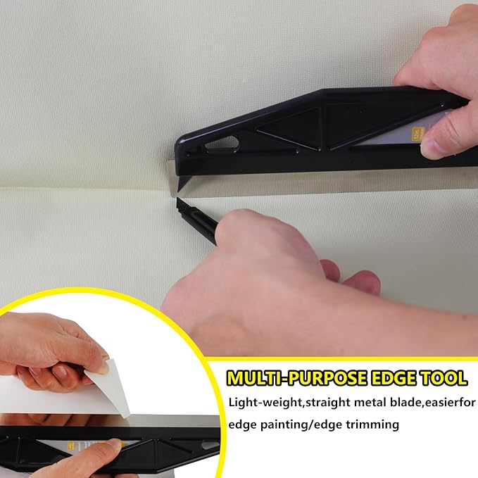 12-Inch Paint Edger & Trim Guard | Stainless Steel Straight Edge Tool | - Image 4