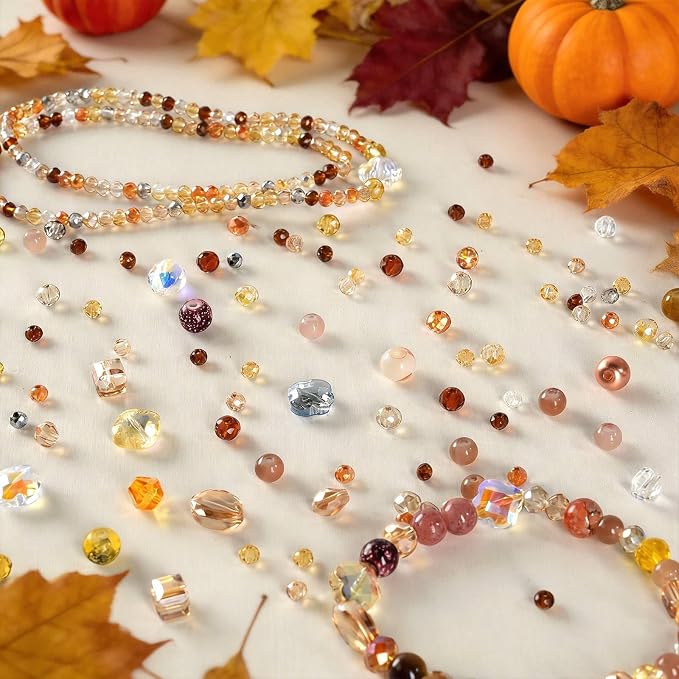 636pcs Glass Beads for Jewelry Making - Image 8