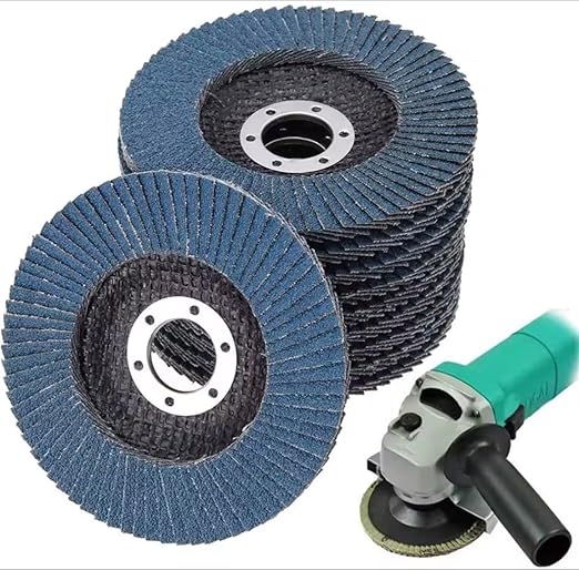 SIGNI 4" x 5/8" Premium Zirconia Flap Discs T27 10-Pack (4.5 inch T27 40#)