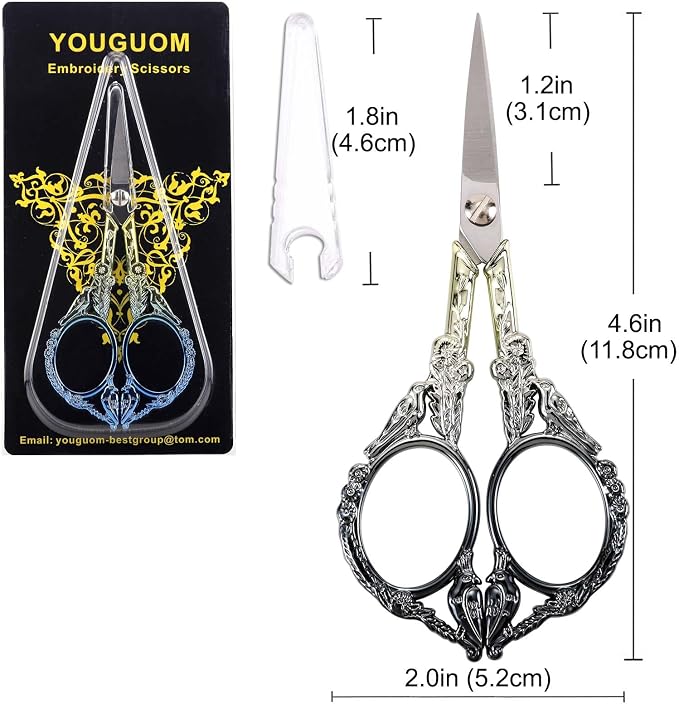 YOUGUOM Sewing Embroidery Scissors, Small Thread Scissor - Image 6