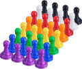 Shappy 32 Pieces Multicolor Plastic Pawn Chess Pieces by Shappy