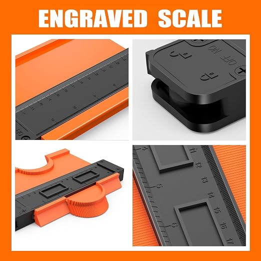 Zozen 2Pack Contour Gauge, Engraved Scale- Not Fade | Profile Tool - Image 2
