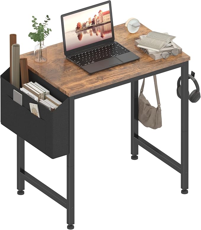 Lufeiya Small Desk for Small Spaces, 24 Inch Kids Girls Study Writing Mini by LUFEIYA