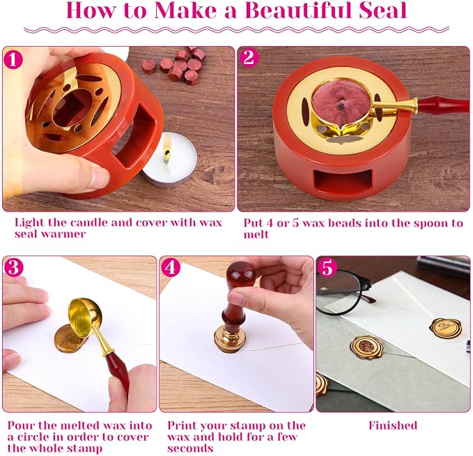 Sealing Wax, Paxcoo 312pcs Sealing Wax Kit - Image 3