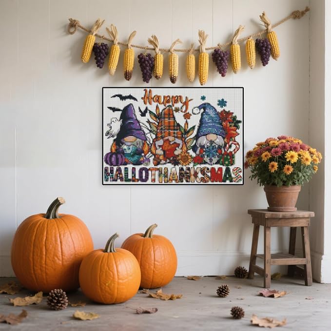 Halloween Stamped Cross Stitch Kits - Image 5
