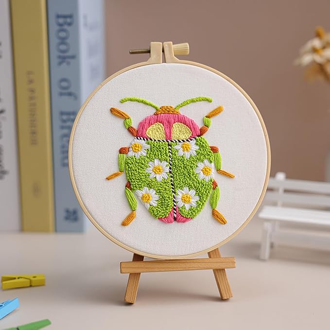 Louise Maelys Beetle Embroidery Kit - Image 5