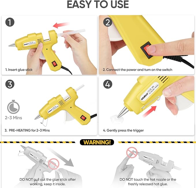 ROMECH 20W Mini Hot Glue Gun - Image 5