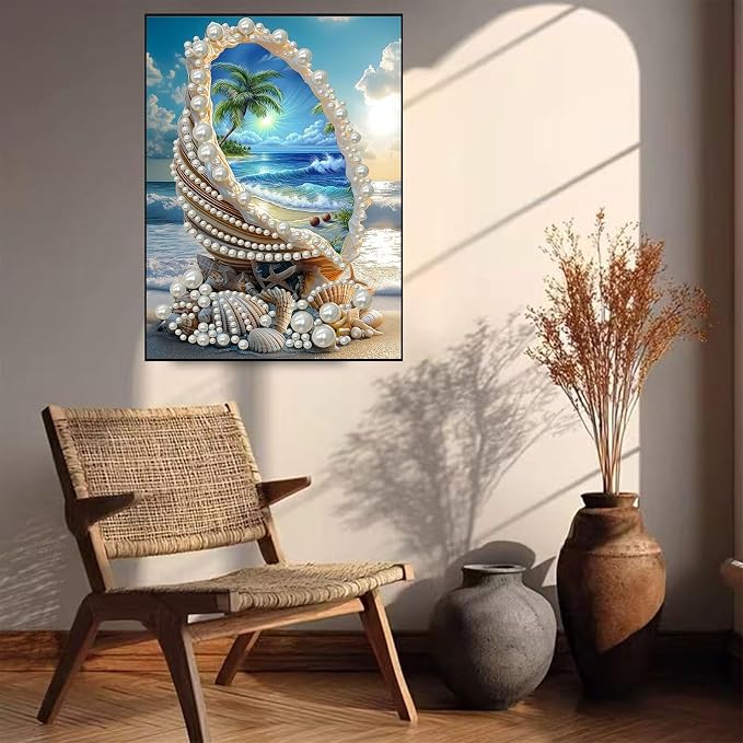 Gemozaic Seashell Pearl Diamond Painting Kits - Image 8