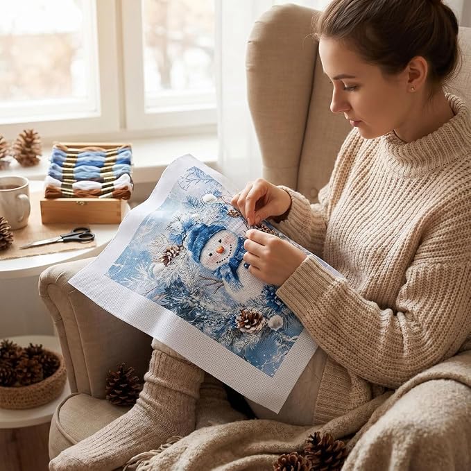 Christmas Stamped Cross Stitch Kits - Image 7