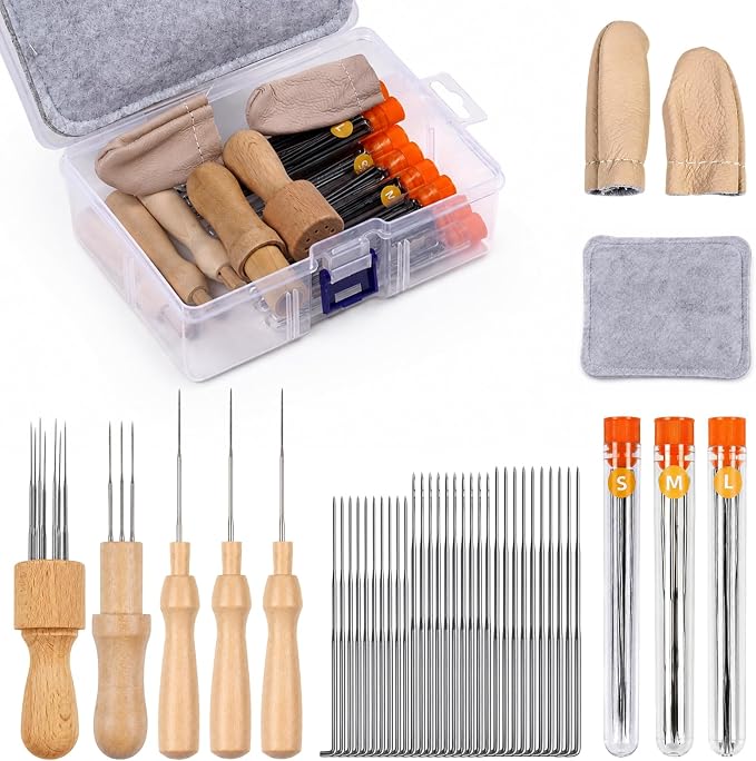 118-Piece Needle Felting Kit Professional, 100 Felting Needles by MOREJMTT