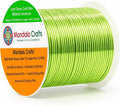 Mandala Crafts 22 Gauge Light Green Anodized Aluminum Craft Wire, 100 FT | by MandalaCrafts