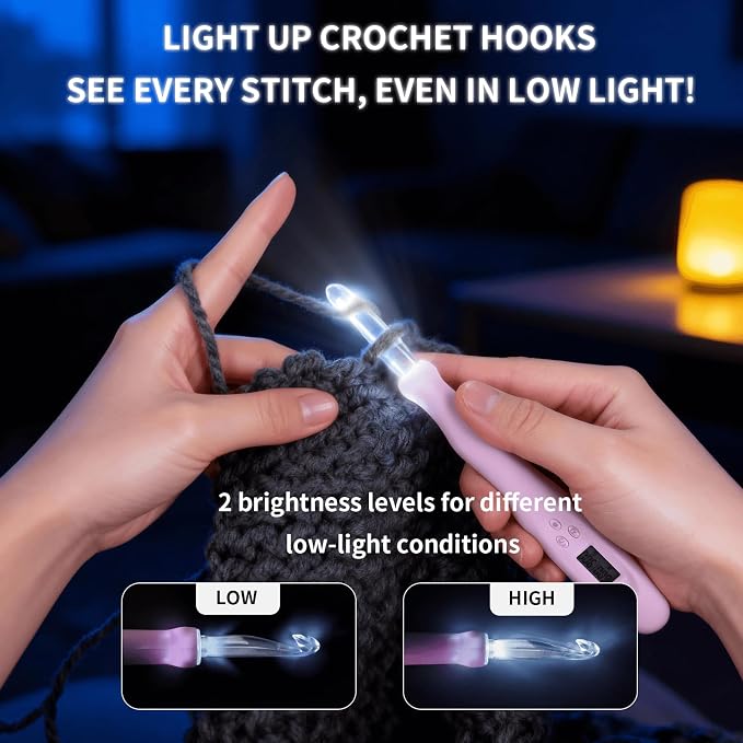 SPEENSUN Light Up Crochet Hook Set - Image 2
