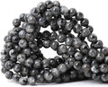 45PCS 8mm Natural Black Labradorite Gemstone Round Loose Beads Crystal Energy by CHEAVIAN