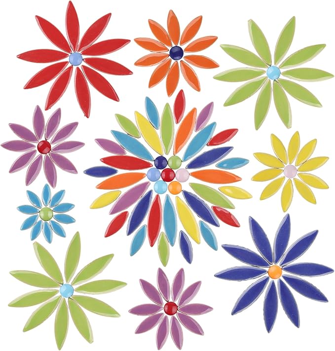 Artspac Petal Ceramic Mosaic Tiles by Artspac