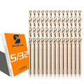 Cobalt Drill Bit Set 5/32" - 13PCS, M35 Twist Drill Bits Straight Shank, 5/32" High Speed Steel Drill Bits for Drilling in Hard Metal, Stainless Steel, Cast Iron