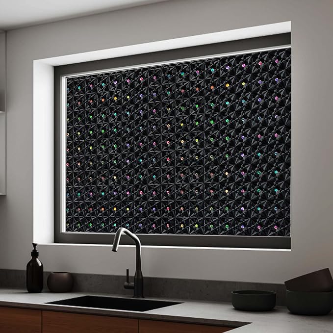Windimiley Blackout Window Film, 100% Light Blocking Privacy, 23.6" x 78.7" | - Image 8