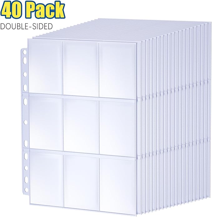ABLY 720 Pocket Double Sided Card Sleeves, - Image 9