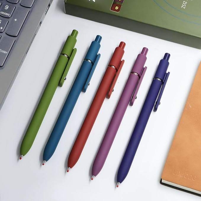 UIXJODO Gel Pens, High-End Series Metal Clip Retractable Pens - Image 7