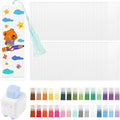 451Pcs DIY Bookmark Making Kit, 12 Mil Bookmark Laminating Pouches by WSICSE