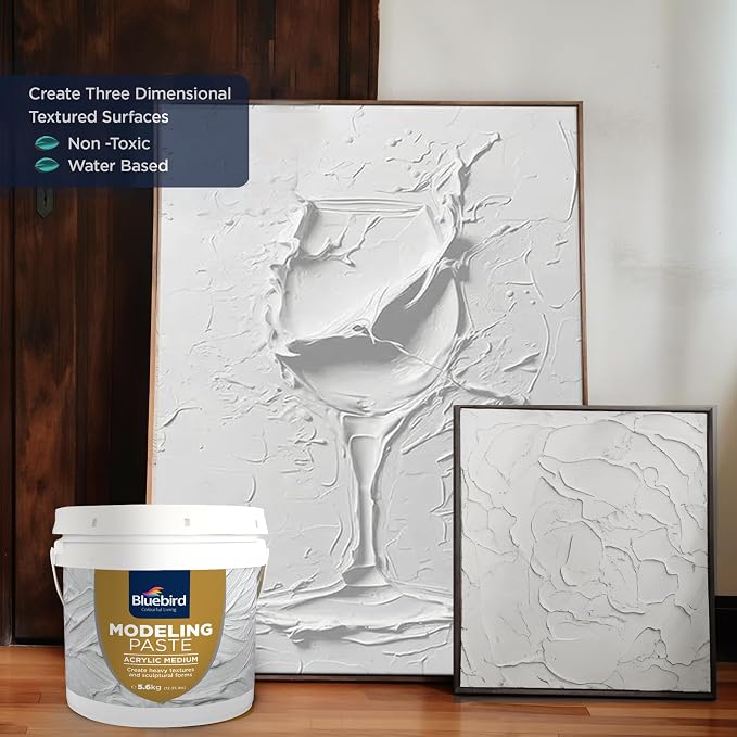 Bluebird Thick Modeling Paste White 4 Liter / 5.6 kg - Image 4