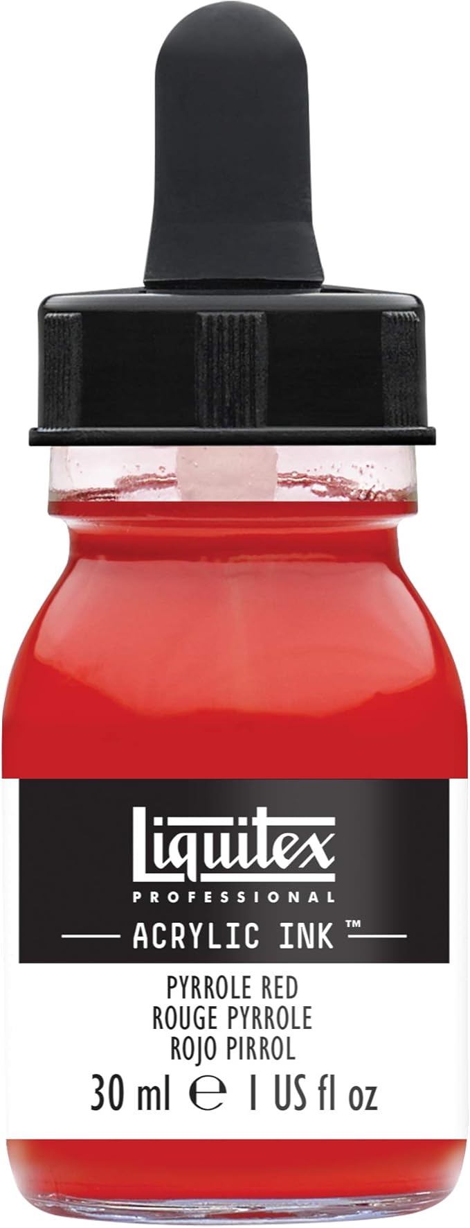 Liquitex Professional Acrylic Ink, 1-oz Jar, Pyrrole Red by Liquitex