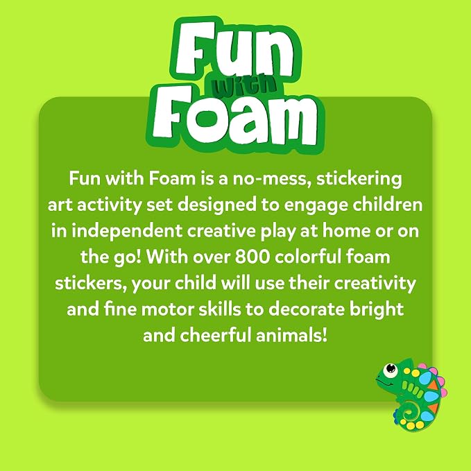 Skillmatics Foam Sticker Art Activity – Animals, Mess-Free Fun - Image 6