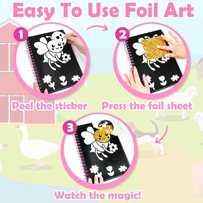 FUNNYB&G Mess-Free Foil Art Craft - Image 4
