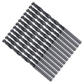 Drill Bit, 3.3mm Cutting Diameter, 4241 HSS Nitriding Black 118° Cutting Angle Versatile Jobber Bits - (Applications: for Drilling Plastic Wood Soft Metal), 12-Pieces
