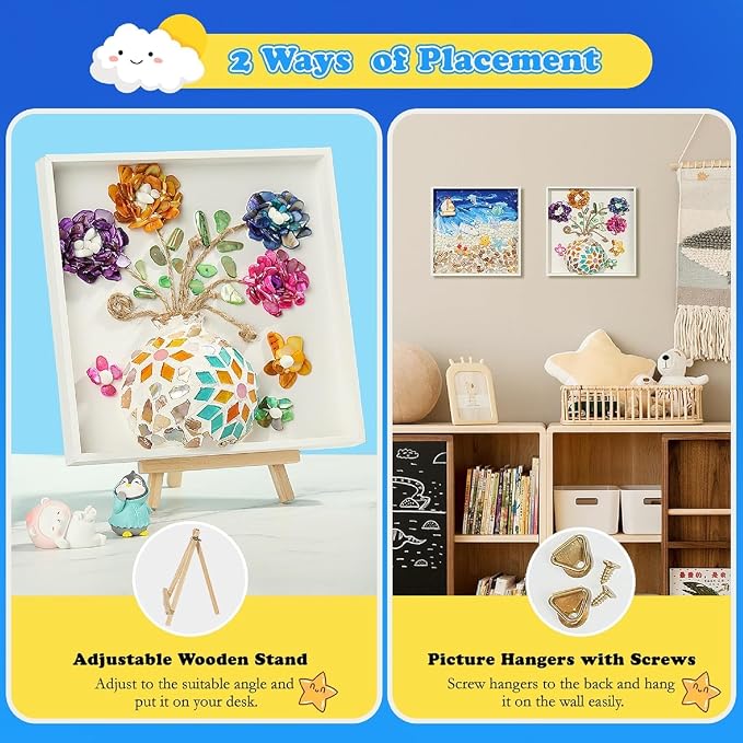 DIY Vase Mosaic Painting Kit, DIY Mosaic Arts and Craft Kits - Image 5