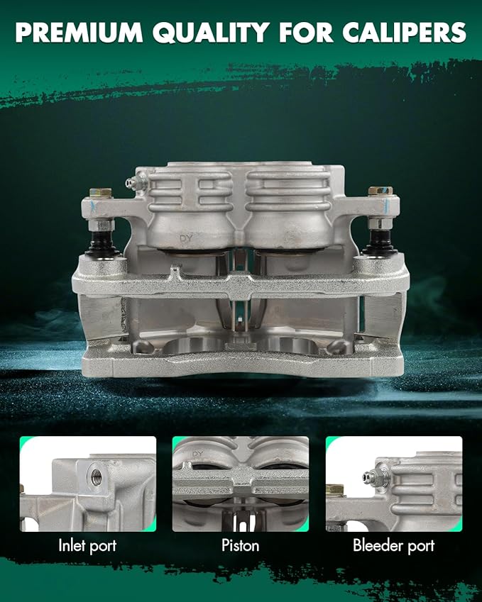SCITOO 18B4798A 18B4799A Front Left & Right Brake Calipers w/Bracket For Buick For Rainier,For Chevrolet For SSR/For Trailblazer,For GMC For Envoy,For Isuzu For Ascender,For Oldsmobile For Bravada