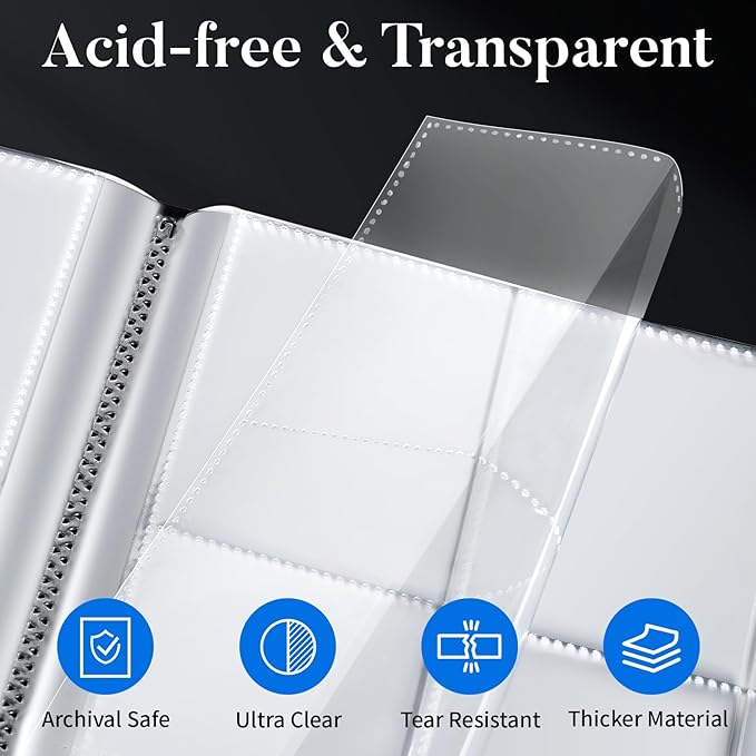 Card Binder 9 Pocket, Fabmaker 396 Pockets Trading Card Binder, Premium - Image 4