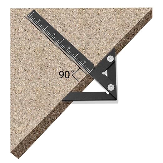 Aluminum Imperial Circle Center Positioning, 45/90 Degree Positioning Ruler, Right Angle Positioning, Centerline Positioning, Multi-Function Arrow Ruler, High-Precision Measuring Ruler,044BK