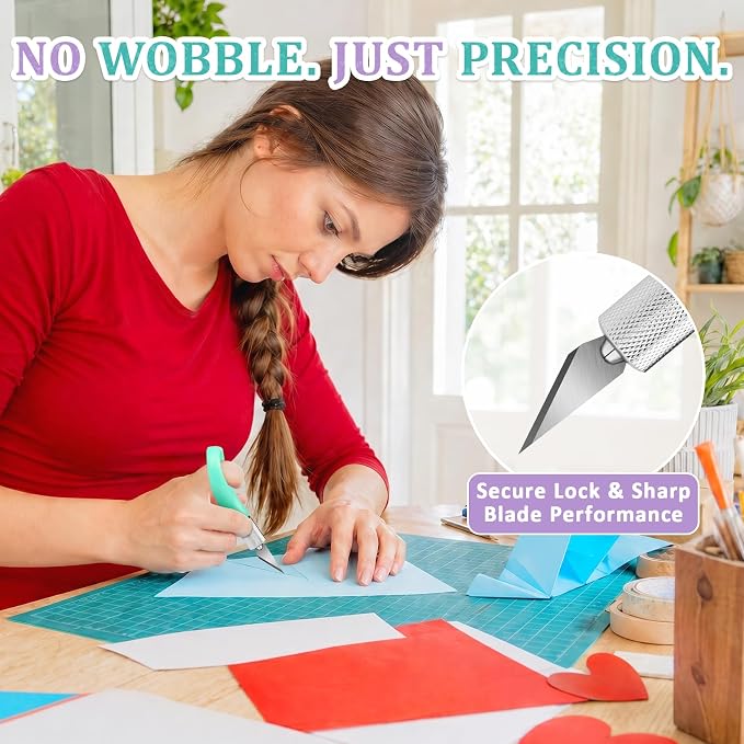 DIYSELF Precision Craft Knife, Fingertip Hobby Knife, Ergonomic Finger Loop - Image 5