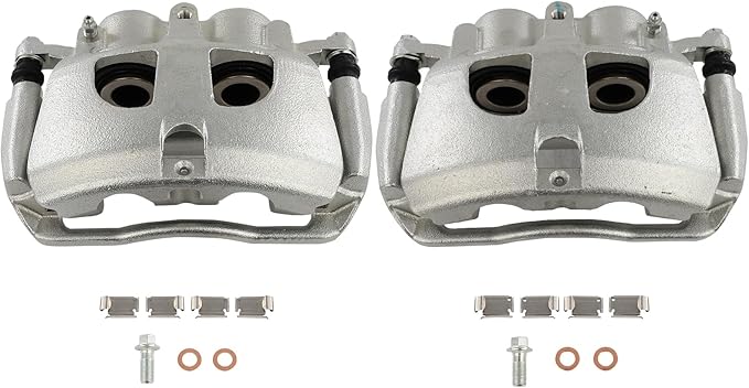 SCITOO 18B5175 18B5174 Rear Left & Right Disc Brake Calipers Assembly w/Bracket For Dodge For Ram 2500 2009-2010,For Dodge For Ram 3500 2009-2010,For Ram For 2500 2011-2018,For Ram For 3500 2011-2018