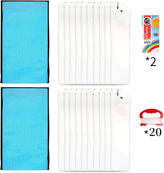 DIY Kites for Kids Kite Making Kit Bulk, Decorating Coloring Kite Party Pack - Image 2