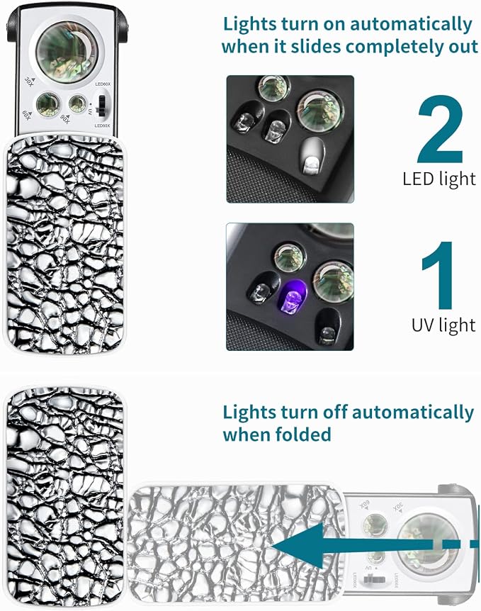 JARLINK 2 Pack Jewelers Loupe - Image 5