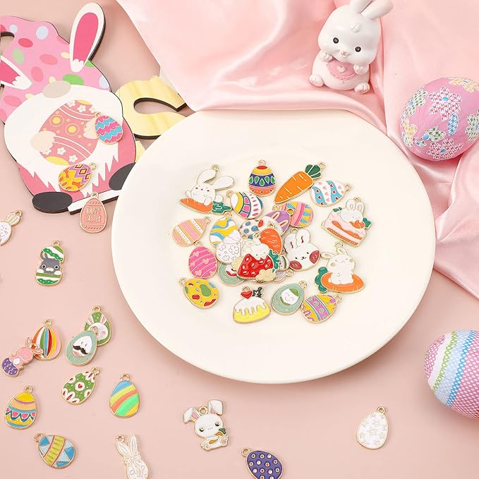 SANNIX 110Pcs Easter Charms, Easter Charms - Image 2