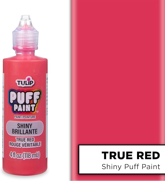 TULIP Puff Paint Slick True Red 4 Fl Oz - Image 2