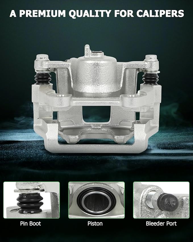 SCITOO Rear Right Brake Caliper With Bracket 19B3824 Compatible For Honda For Pilot 2009-2015