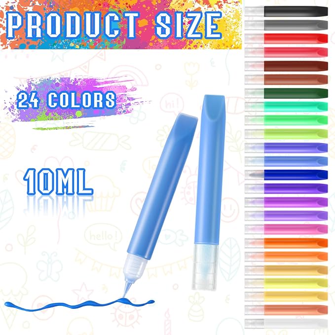 Motipuns 96 Pcs 96 Pcs Suncatcher Paint Pens - Image 2