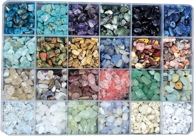 Gemstone Beads Natural Irregular Shaped Stone Chips Crystal Energy Healing Power by Yephac-GemstonesBeads