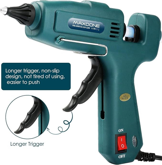 Fireproof 100W Hot Glue Gun Kit Glue Gun - Image 5