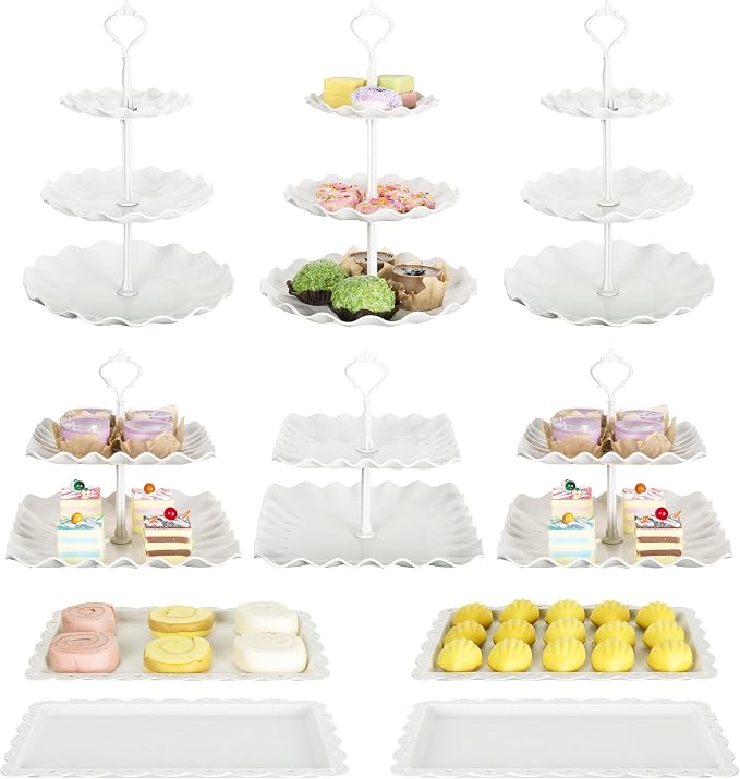 Biodegradable Cupcake Stand Holder, Dessert Table Display Set, Treat Table by PCFCZDESSERTSTANDS