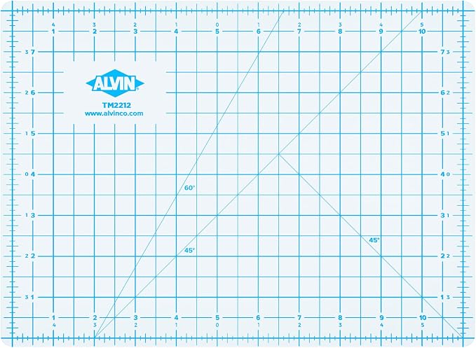 ALVIN TM Translucent Cutting Mat 8.5 x 12 inch | 3mm Layer - Image 3
